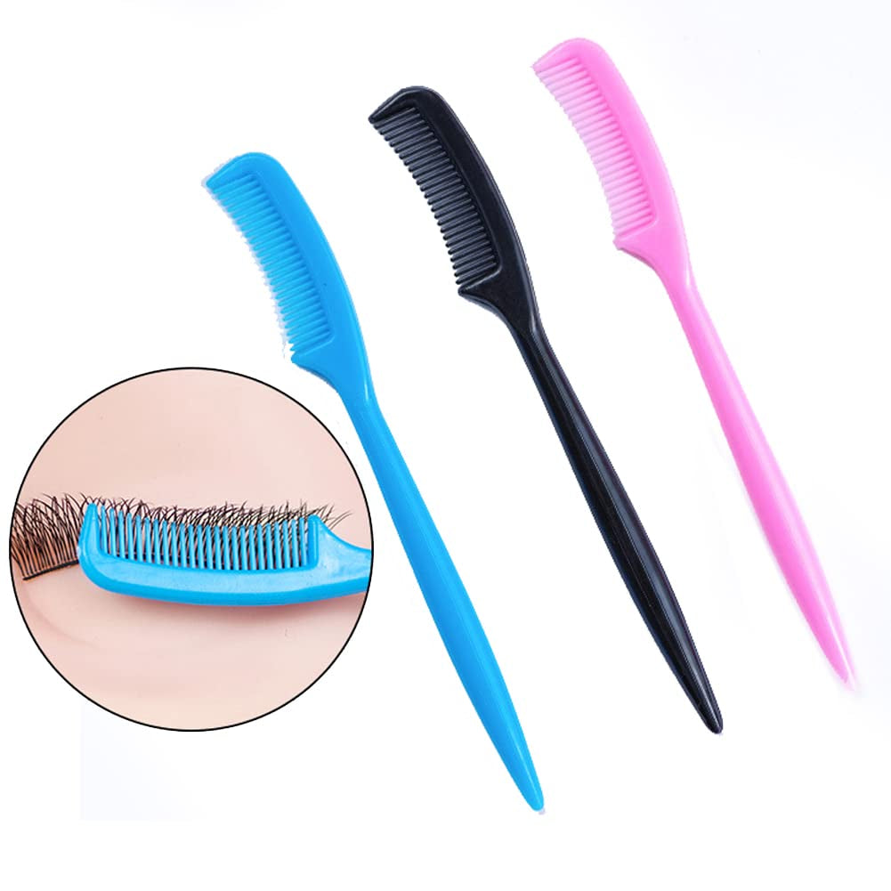 30Pcs Plastic Mini Eyebrow Eyelash Combs Professional Beauty Eyelash Aid Comb Eye Lashes Separator Cosmetic Tool for Eyelash Extension
