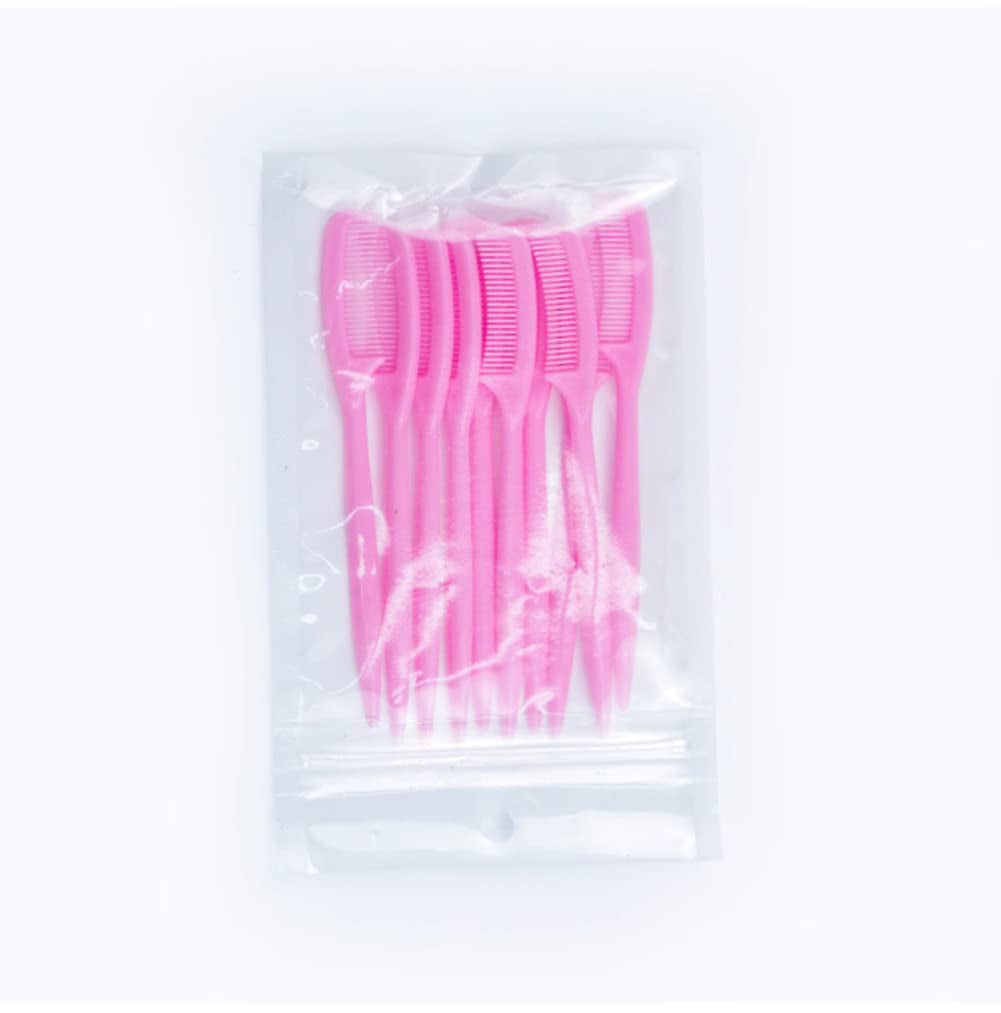 30Pcs Plastic Mini Eyebrow Eyelash Combs Professional Beauty Eyelash Aid Comb Eye Lashes Separator Cosmetic Tool for Eyelash Extension